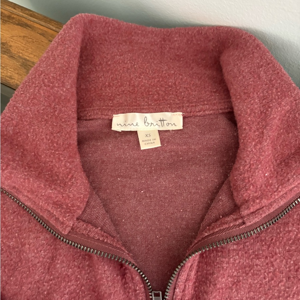 Nine Britton 3/4 Zip Sweater